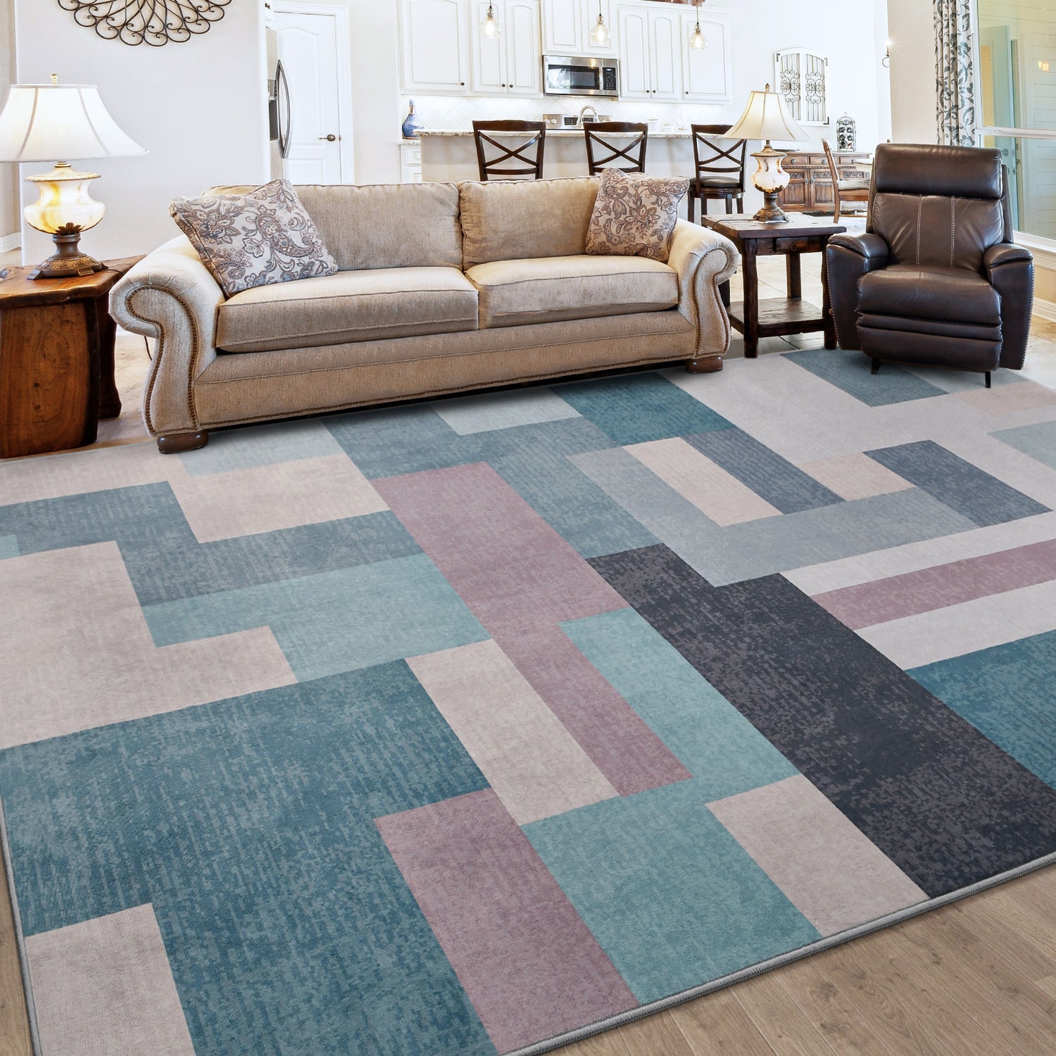 Neon Prism-Geen(6'x9')