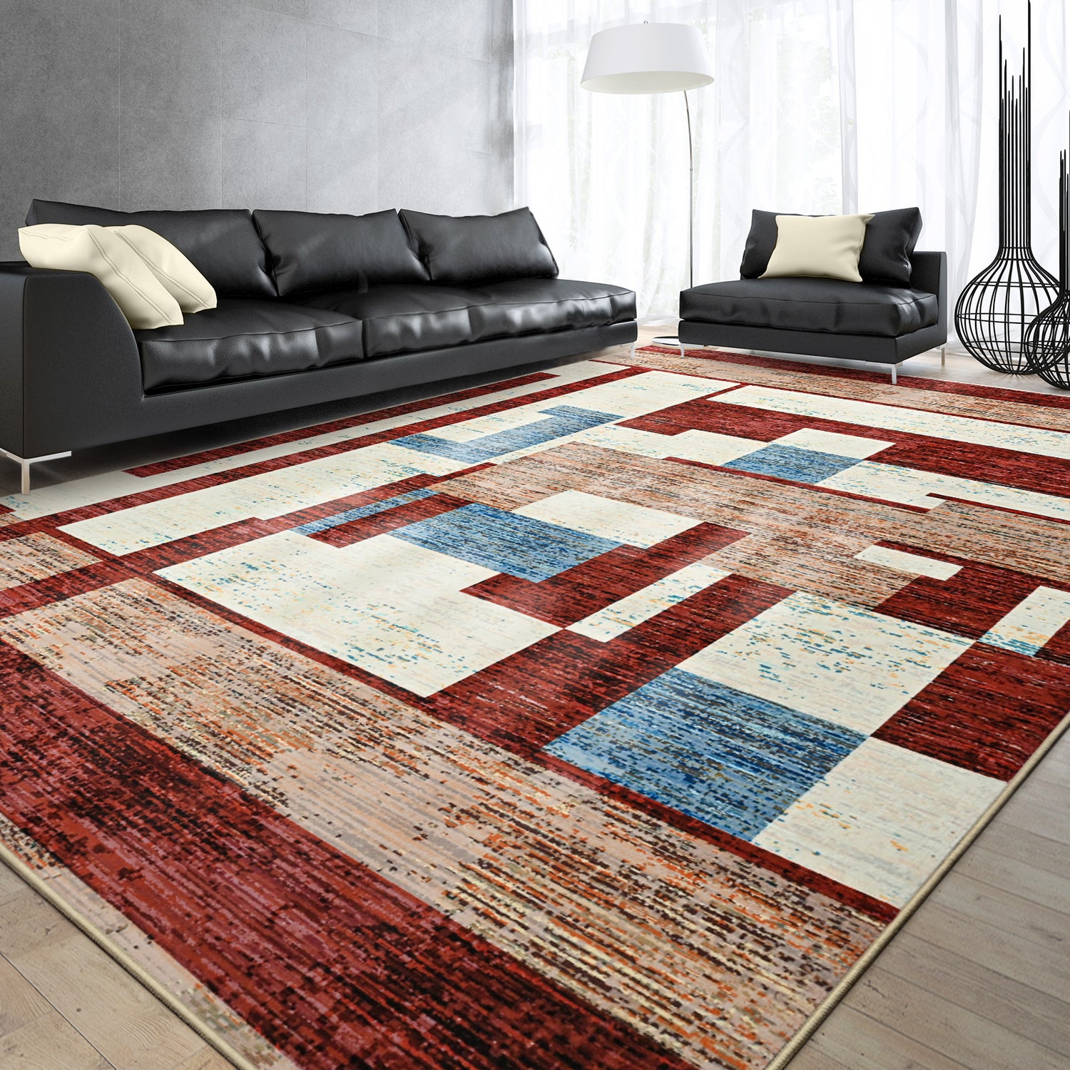 Zenith Angles-Red(6'x9')