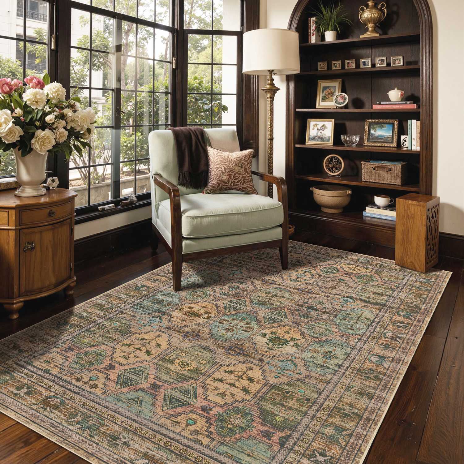 Diamond Branches-Brown(4'x6')