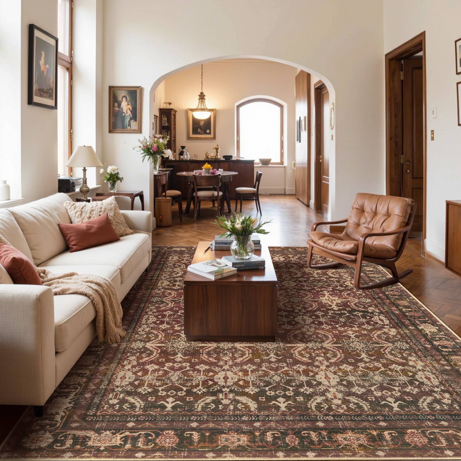 Classic Style-Red(8'x10')