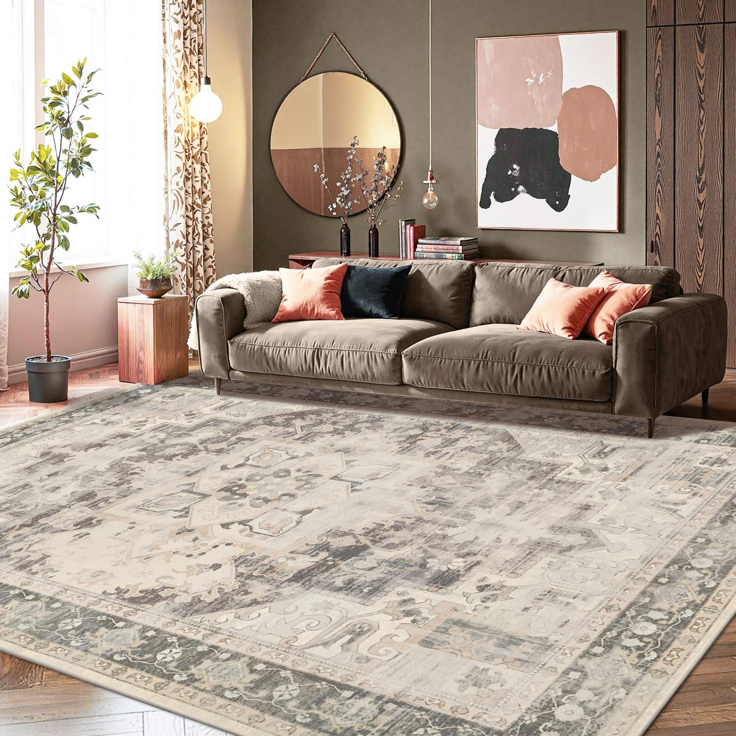 City Shadows-Brown(8'x10')