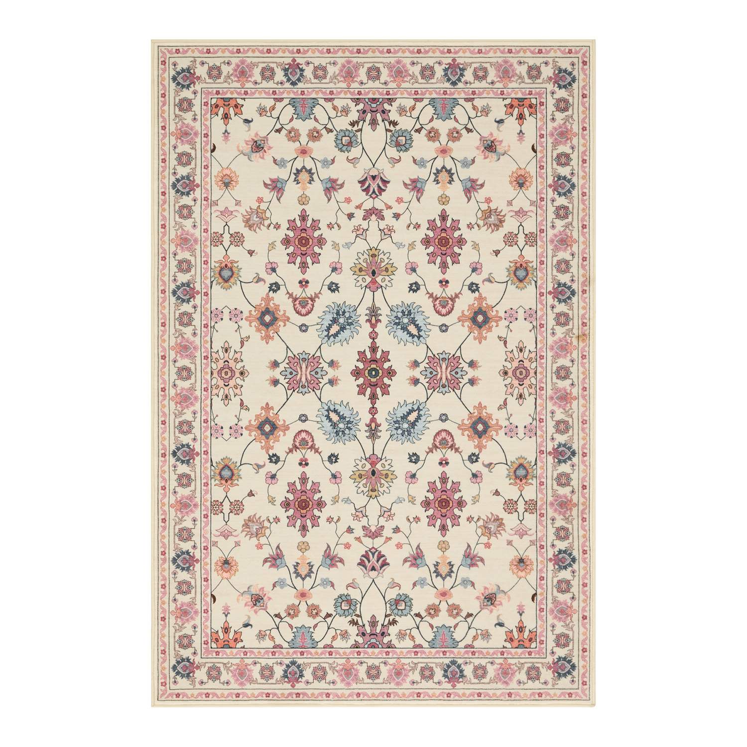 Morning and Evening Garden-Blush Pink(2'x3')